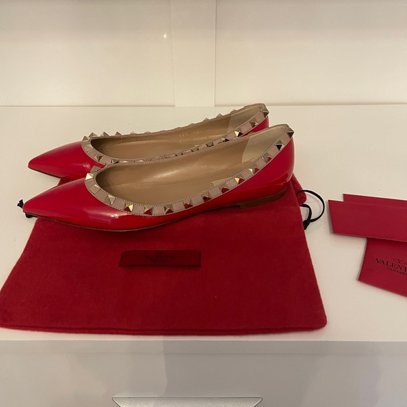 Valentino rockstar stud flats - Picture 3 of 5